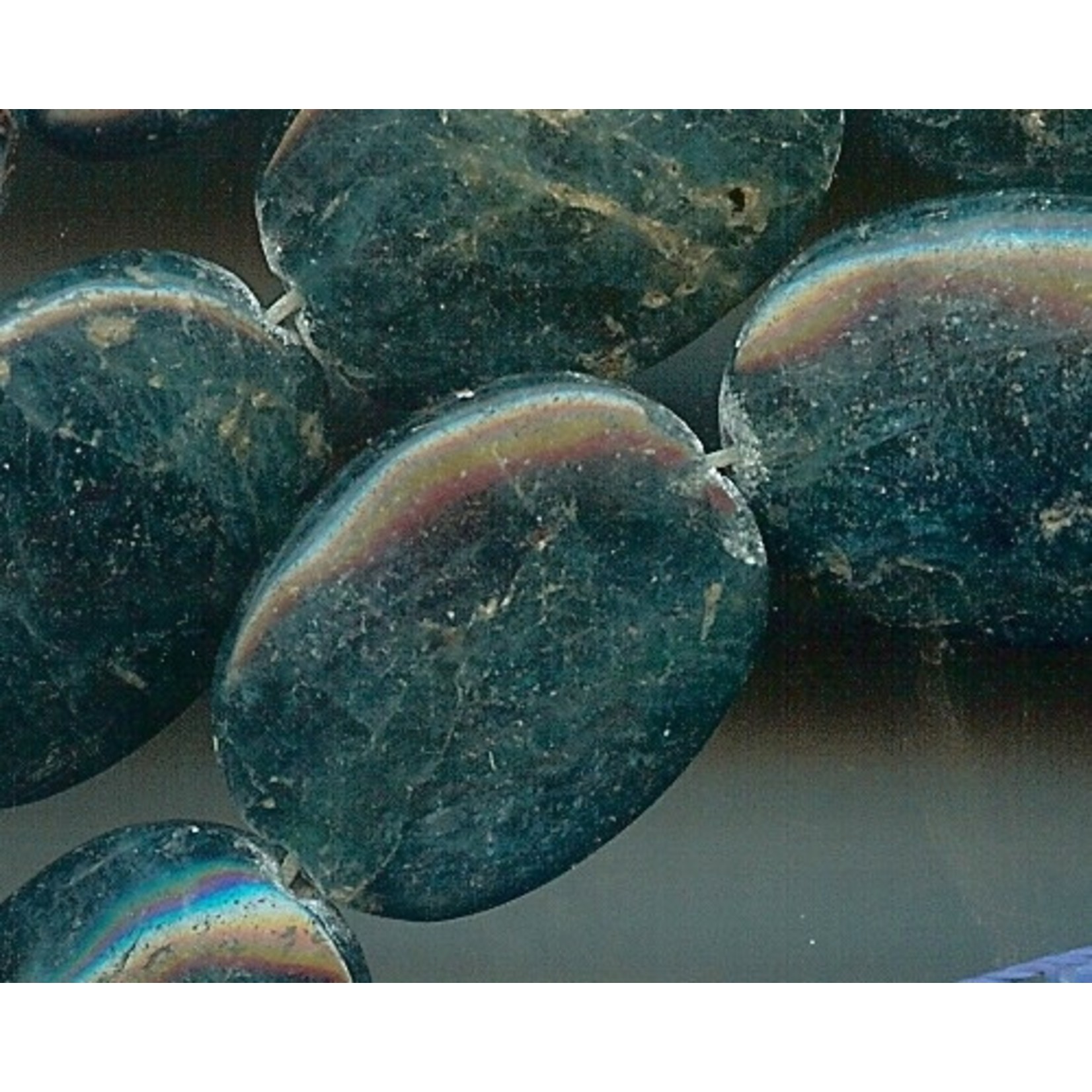 Apatite Oval 18x25 Bead Strand