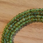 Peridot  4mm Round Bead Strand