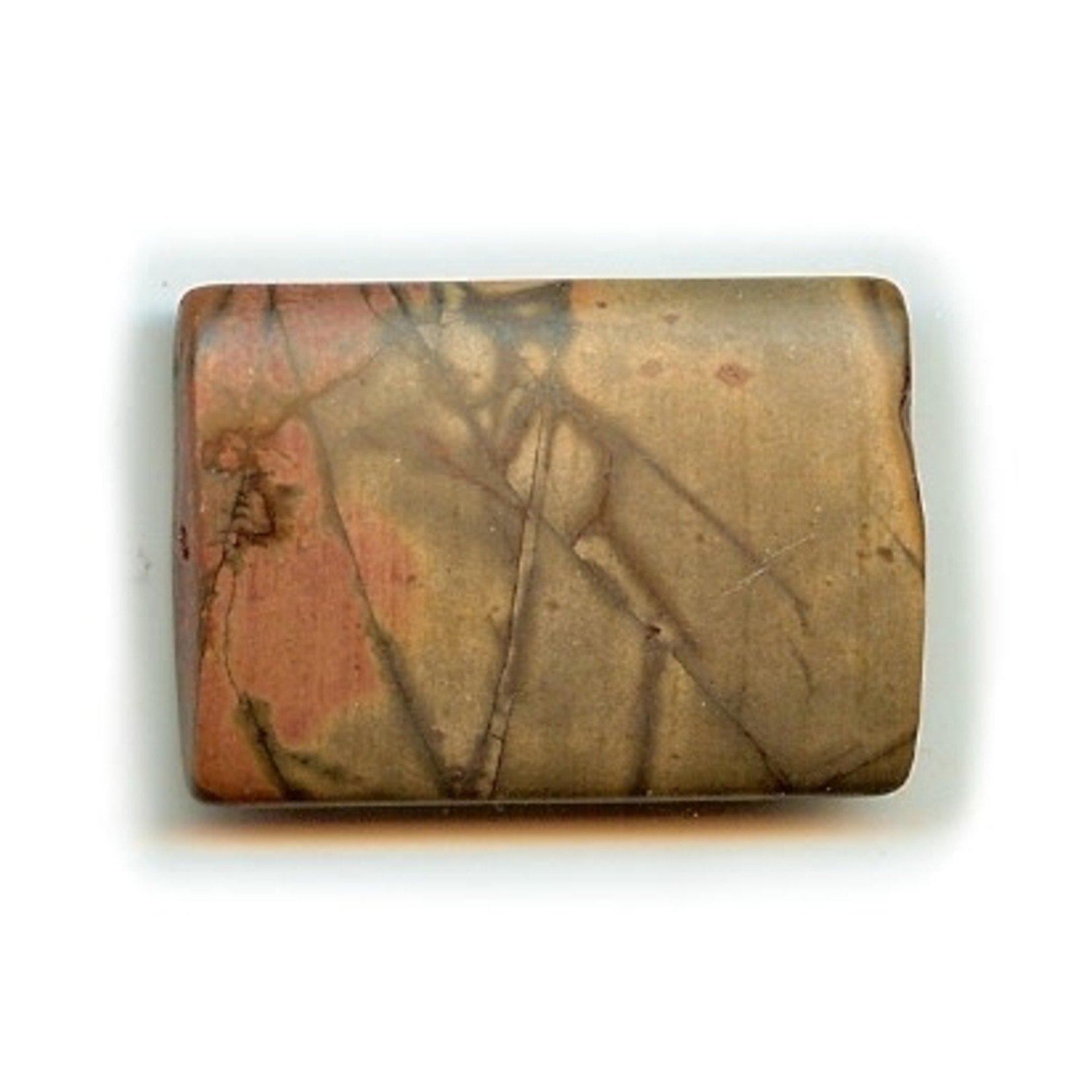 Red Creek Jasper Rectangle 35x25mm Bead