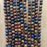 Tiger Eye 6mm Mixed Faceted Bead Strand