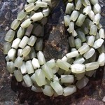 Afghan Matte Faceted Rectangle Jade Bead