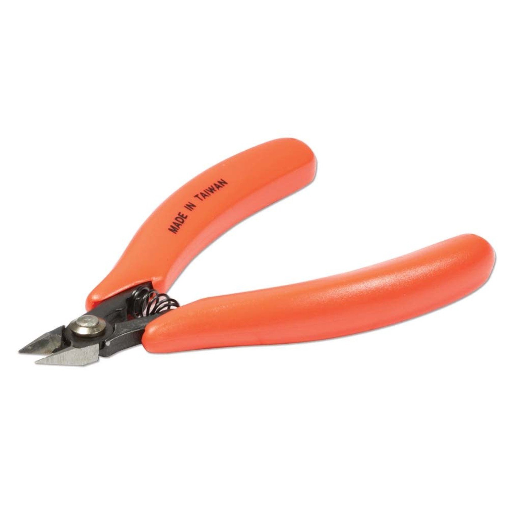 Flush Cutters with Orange Handle