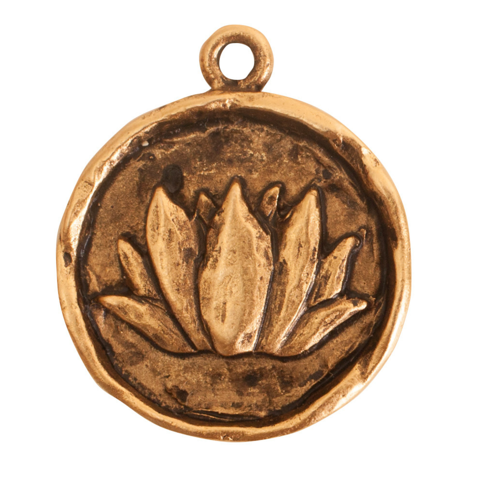 Nunn Design Lotus Gold Plated Charm