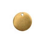 Nunn Design Nunn Design Antique Gold Flat Tag Mini Circle