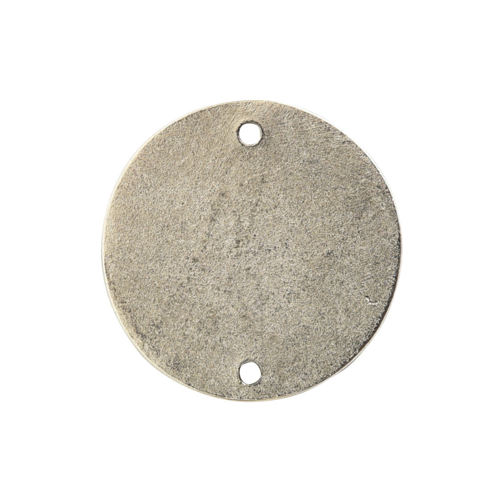 Nunn Design Nunn Design Antique Silver Flat Tag Small Circle