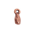 Nunn Design Nunn Design Antique Copper Faceted Drop Itsy Single Loop