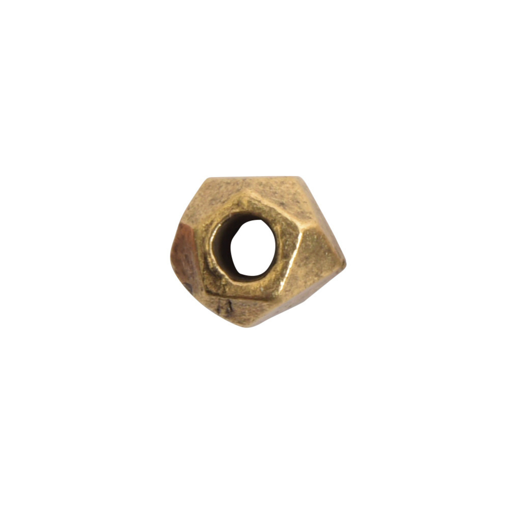 Nunn Design Nunn Design  Gold Plated Faceted Round 6mm Bead