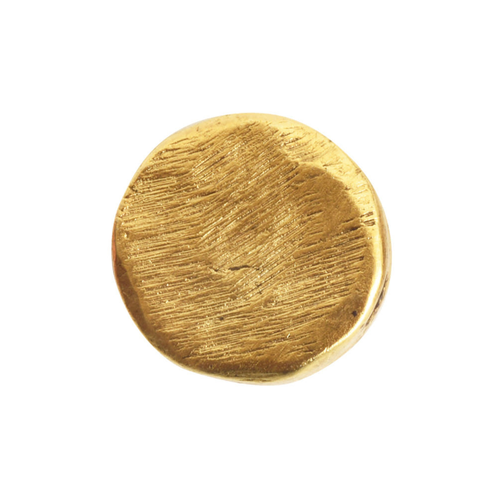 Nunn Design Nunn Design Antique Gold Organic Flat Mini Circle