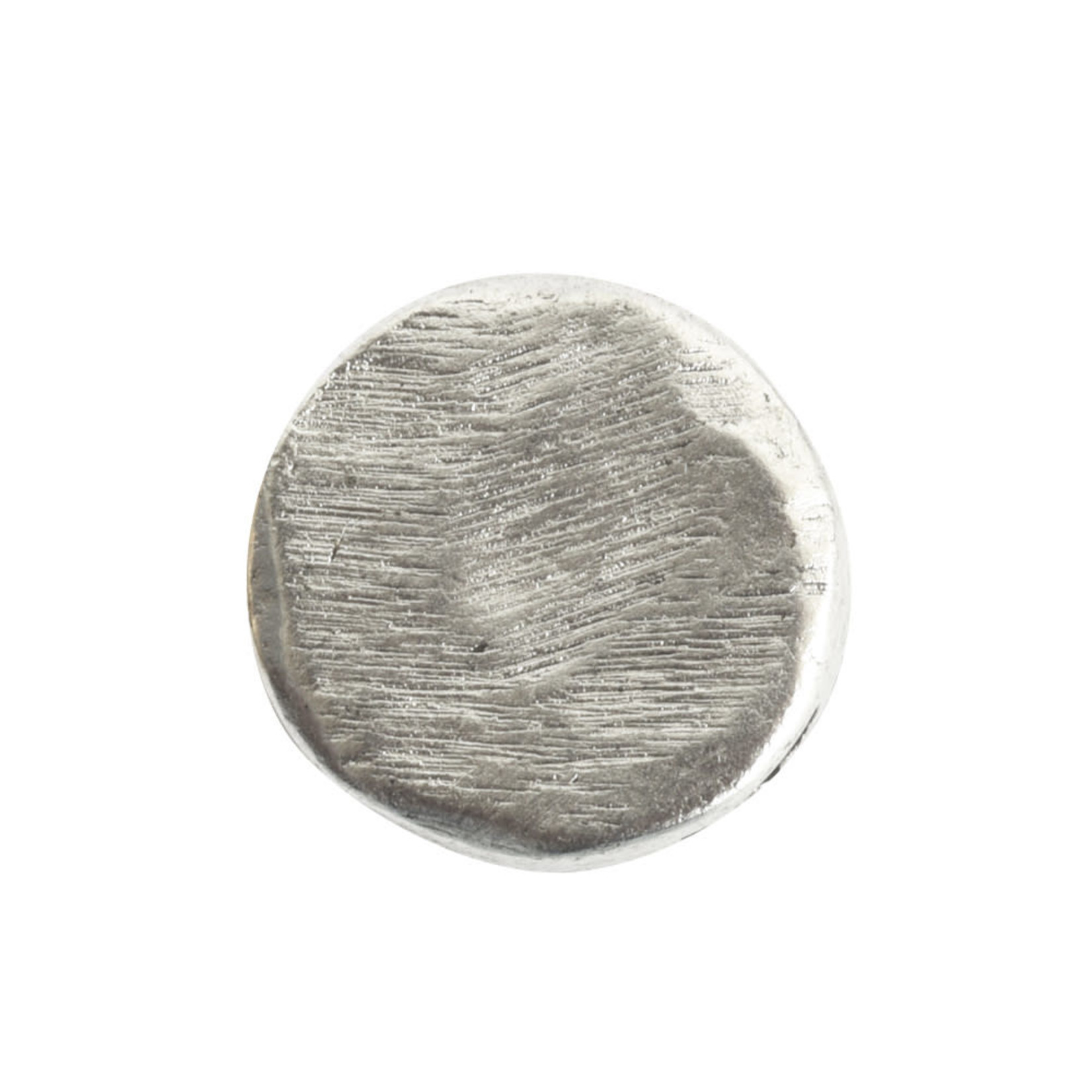 Nunn Design Nunn Design Antique Silver Organic Flat Mini Circle