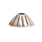 Nunn Design Nunn Design Silver Plated Bead Cap 9mm Limpet