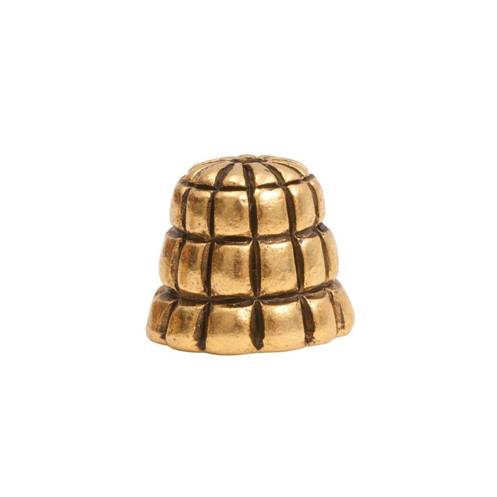 Nunn Design Sea Hive 9mm Bead Cap - Gold Plated