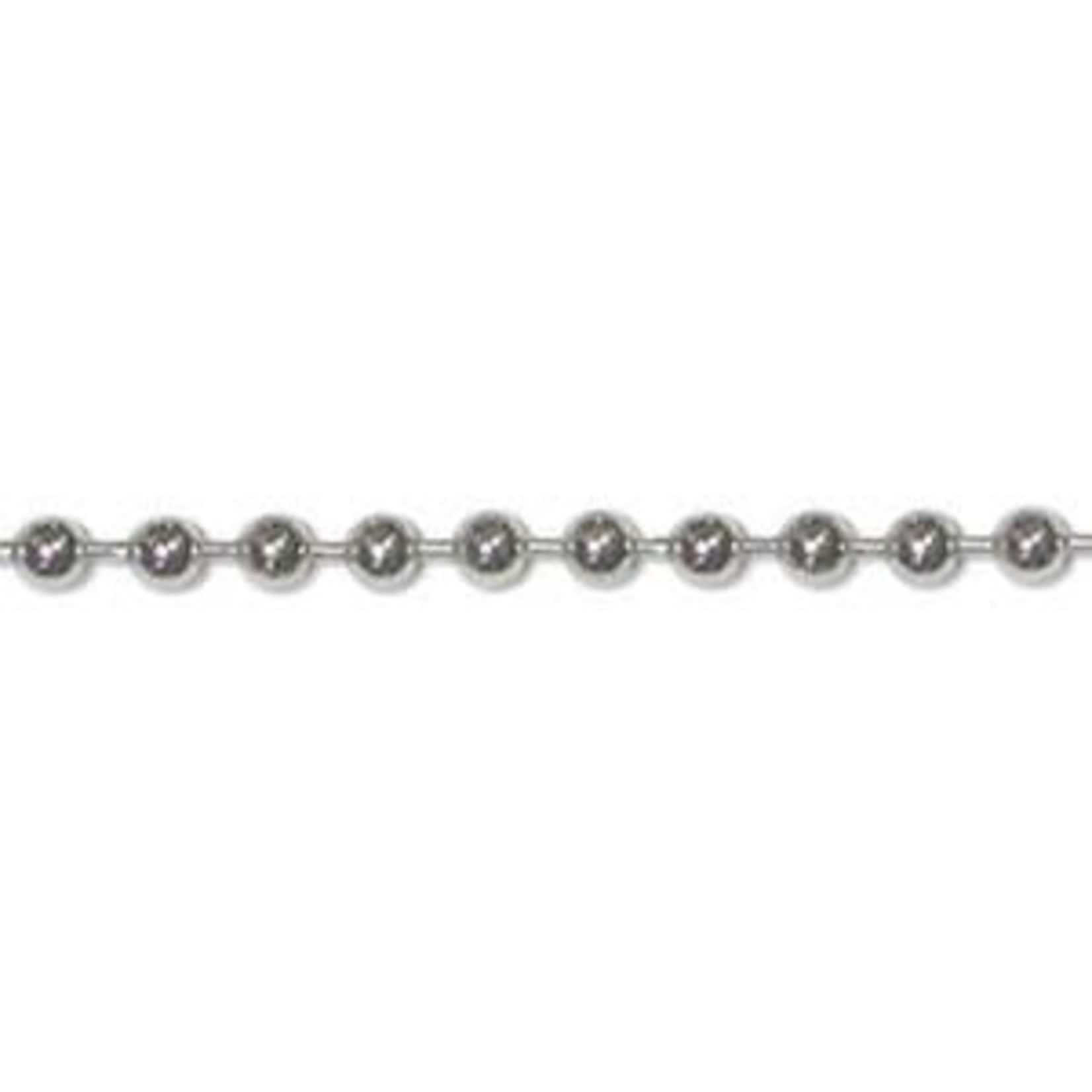 Ball Chain #3 - Silver plated
