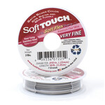 Softflex SoftTouch Very Fine Gray Beading Wire - .010in Diameter, 10 Feet