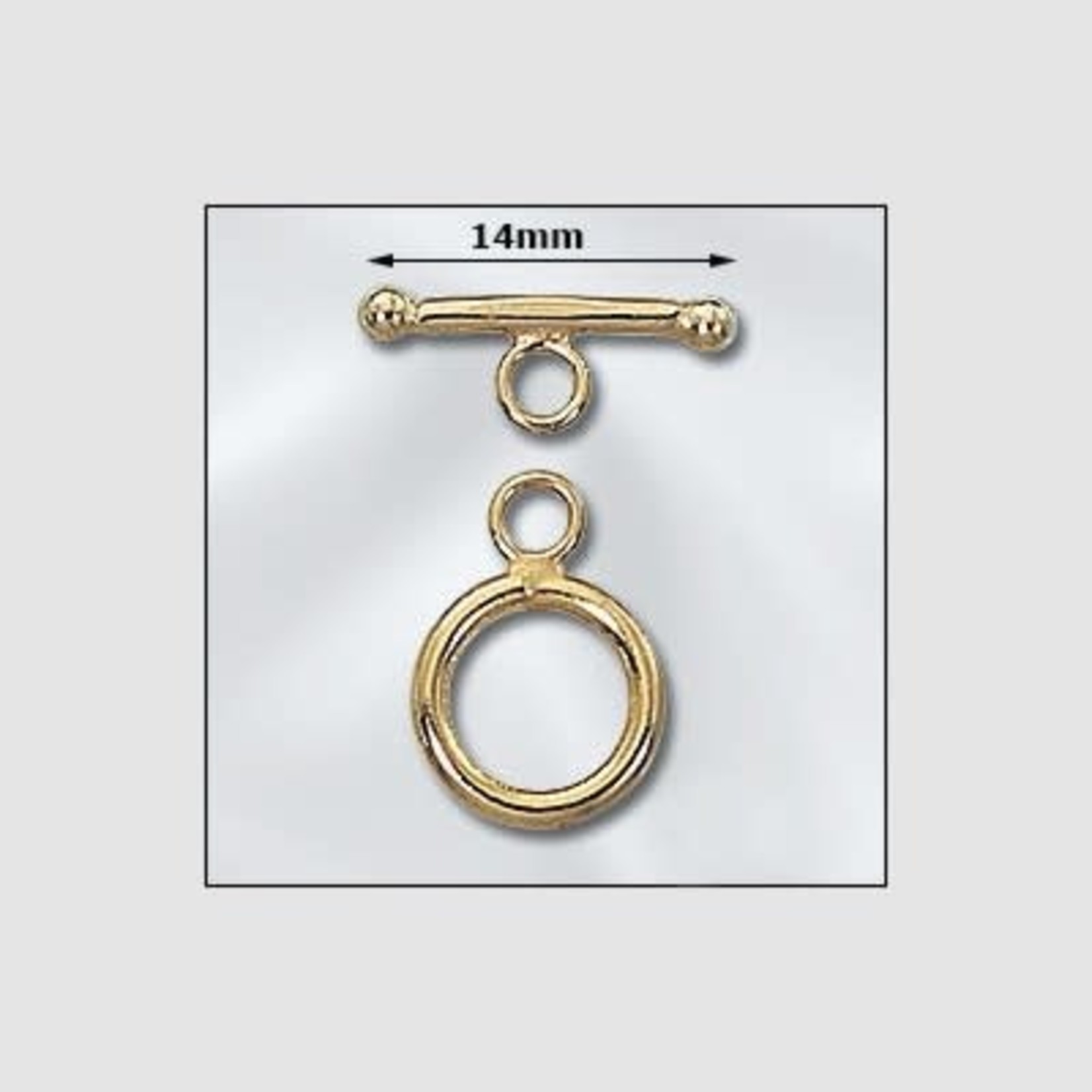 Gold Filled Toggle  9mm Clasp Set