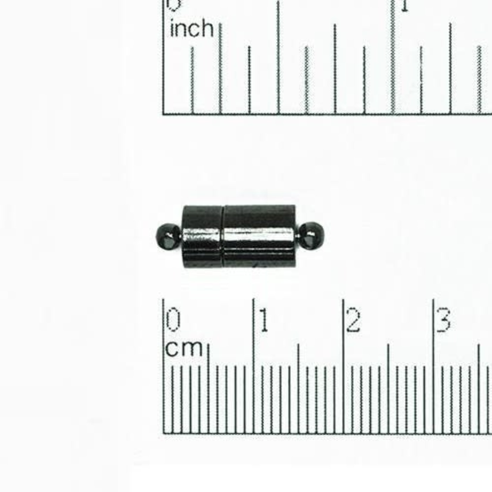 Gun Metal Plated Magnetic Clasp 17x7mm Nickel-Free