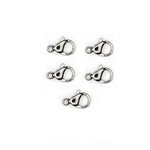 Stainless Steel Lobster Clasp  9x5mm Nickel-Free -  5 pieces