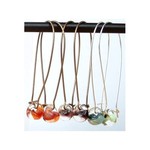 Lampwork Glass Teardrops 10mm Assorted, bag of 6