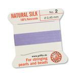 Griffin Silk Bead Cord Lilac size 02