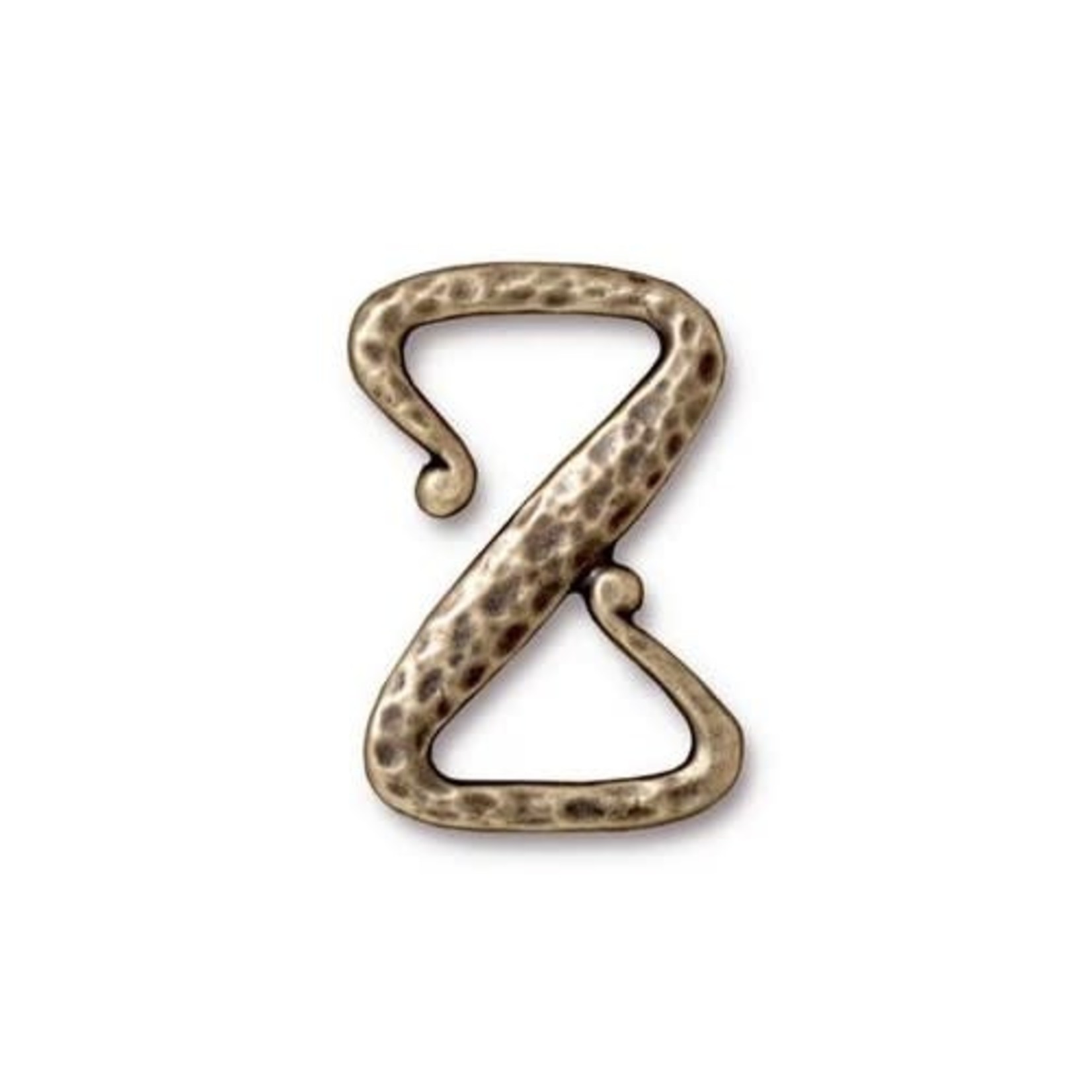 TierraCast Tierracast Oxidized Brass Plated Z Hook