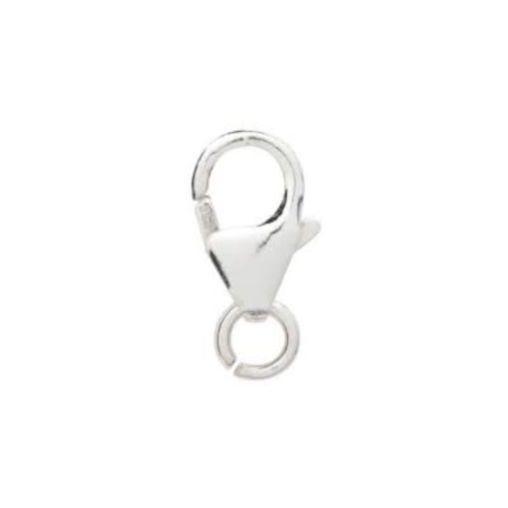 Sterling Silver 9x5mm Trigger Clasp with Ring - Single