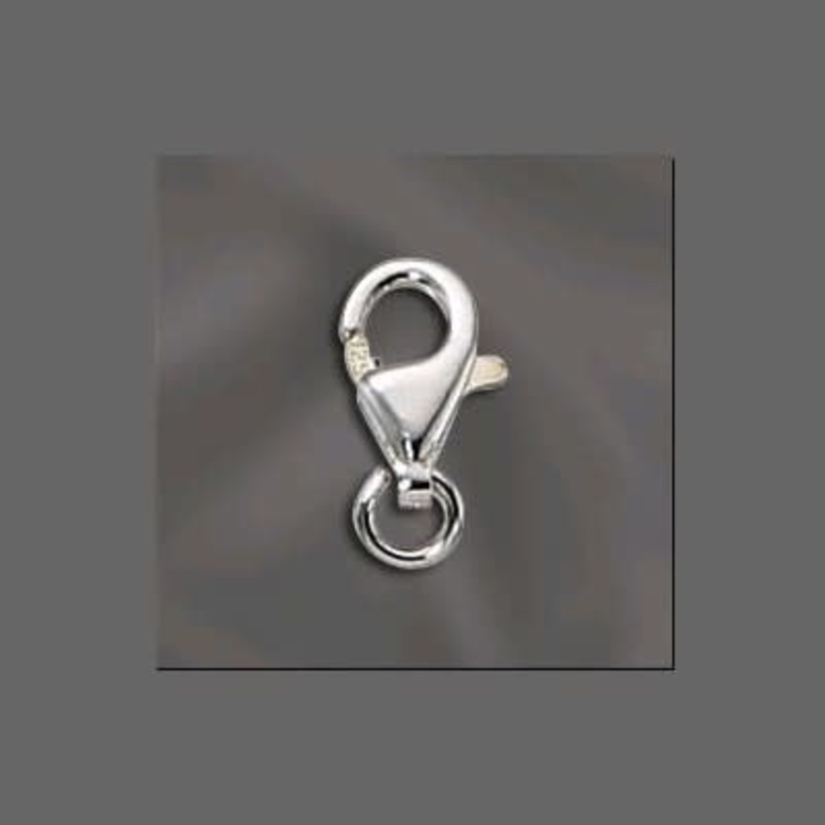 Sterling Silver 9x5mm Trigger Clasp with Ring - Single