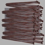 Headpin 20 Ga  2" w/Ball Nickel-Free Antique Copper Plated - 100 pieces