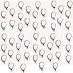 Antique Copper Plated Leverback Earwire 15mm x 10mm Nickel-Free - 50 pieces