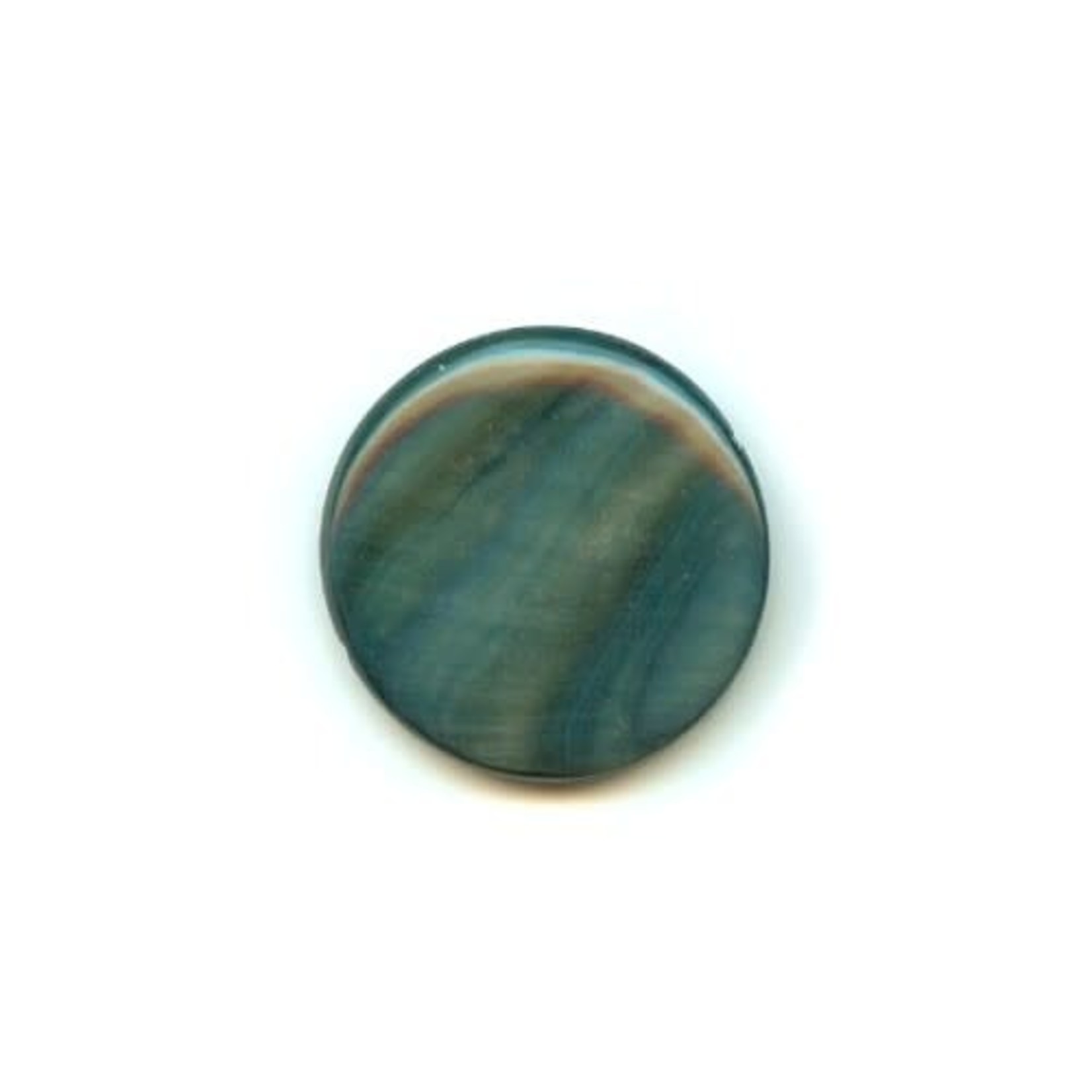 Mother of Pearl 25mm Blue Montana Bead