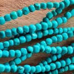 Turquoise Magnesite 4mm Cube Bead