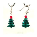 Swarovski Christmas Tree Emerald Earring Kit