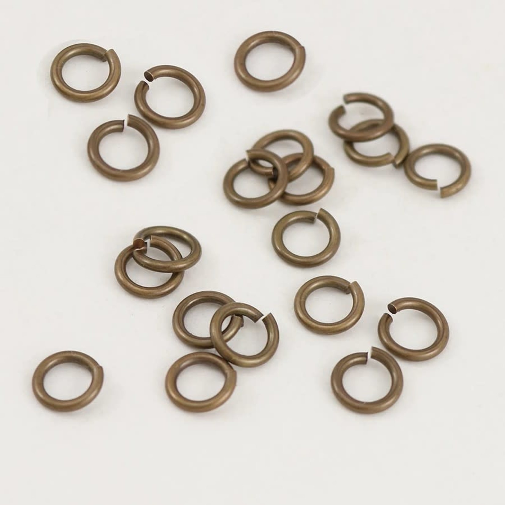 Vintaj Vintaj Brass Jump Ring  7.25mm - 20 pieces