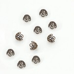 Vintaj Vintaj Brass Ornate Bead Cap - 10 pieces