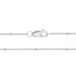 Sterling Silver 18" Satellite Chain with 8mm Lobster Claw