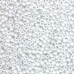 Miyuki Miyuki 8/0 Opaque White Seed Beads - 22gm tube