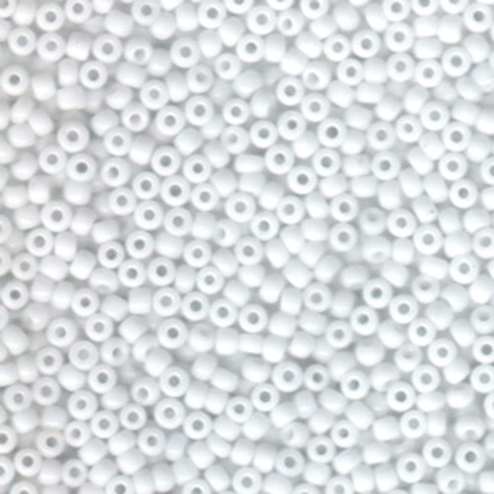 Miyuki Miyuki 8/0 Opaque White Seed Beads - 22gm tube