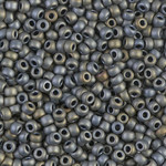 Miyuki Miyuki 8/0 Matte Metallic Silver Gray Seed Beads - 22gm tube