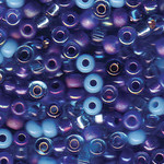 Miyuki Miyuki 8/0 Blue Tones Mix Seed Beads  - 22gm tube