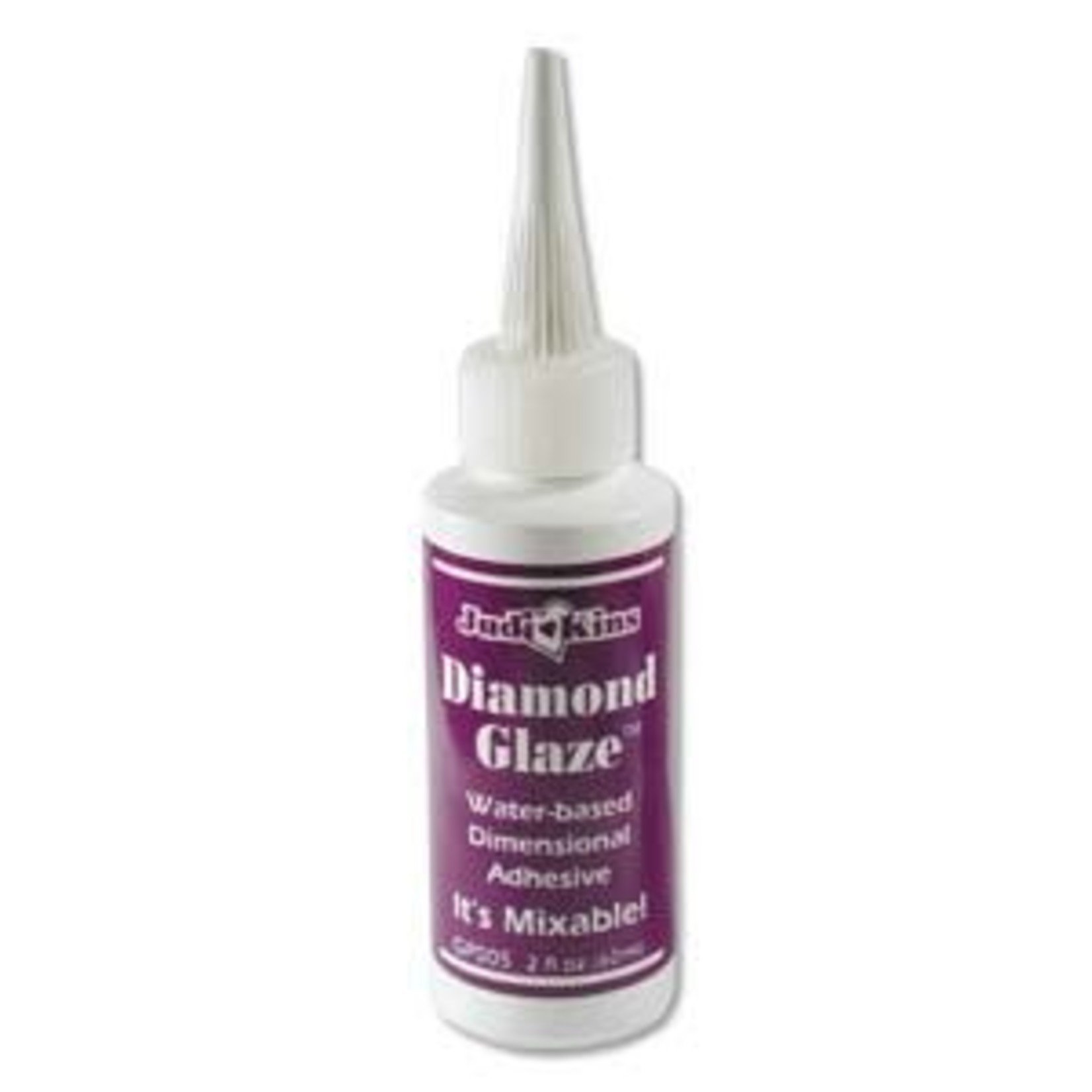 Diamond Glaze 2 oz bottle. Resin Glue for glass crafts, DIY magnets, DIY  pendants, dries clear, dimensional adhesive, non toxic glue