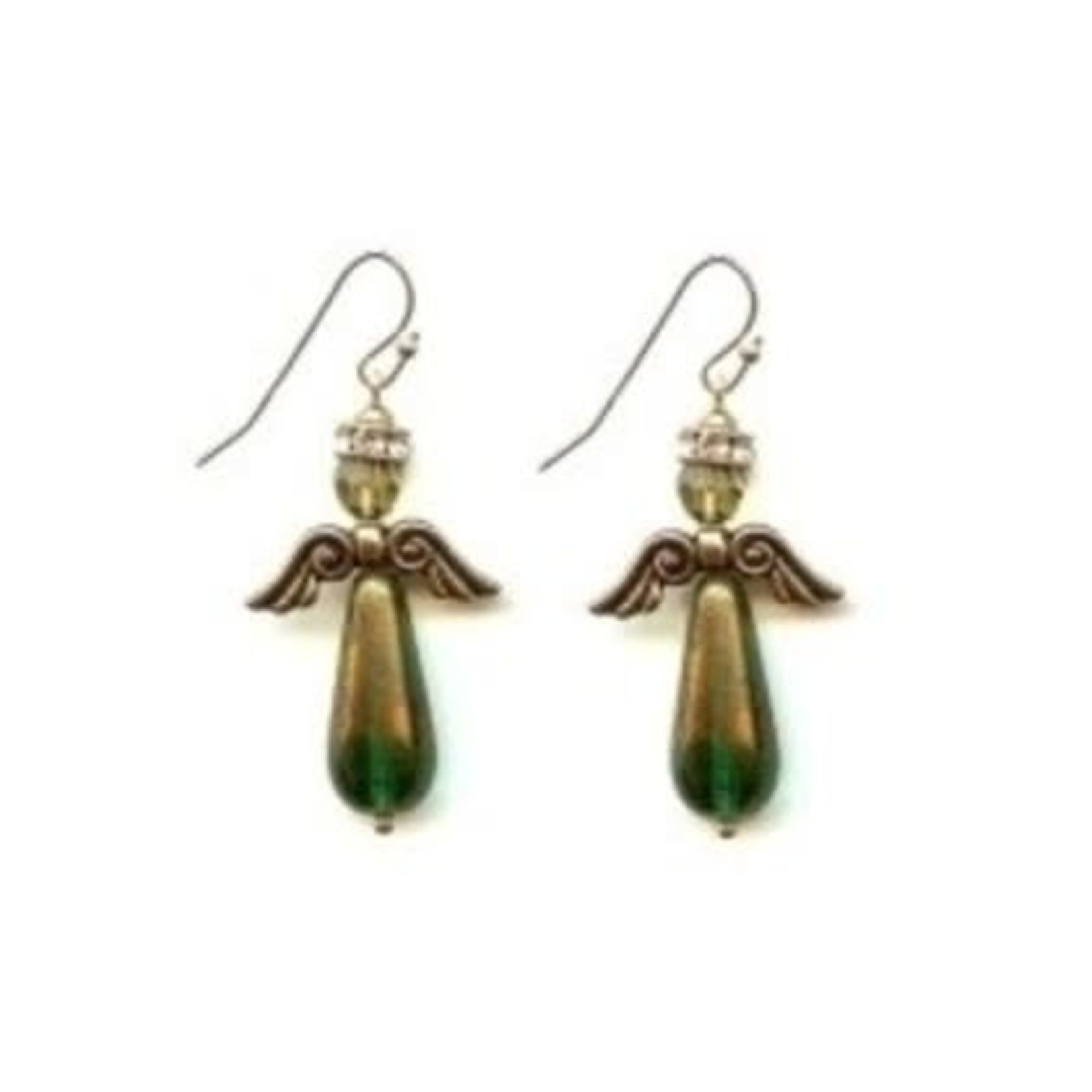 Green Angel Earrings - Ready to Wear