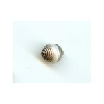 Tibetan Sterling Silver Capped  8mm Pearl Bead