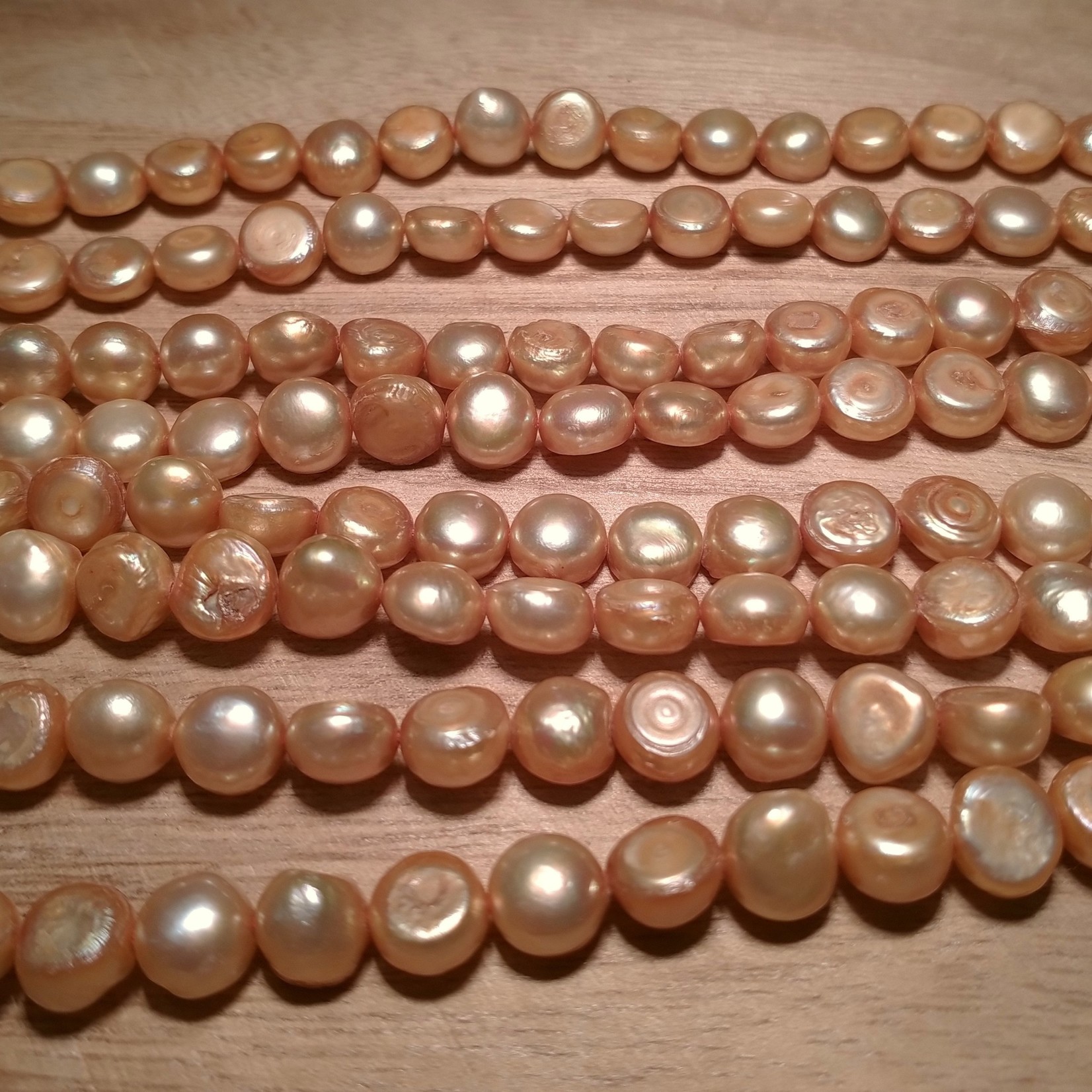 Freshwater Pearl strand -  Gold