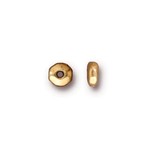 Nugget 5mm Spacer Bead Gold Plated - 100 pieces