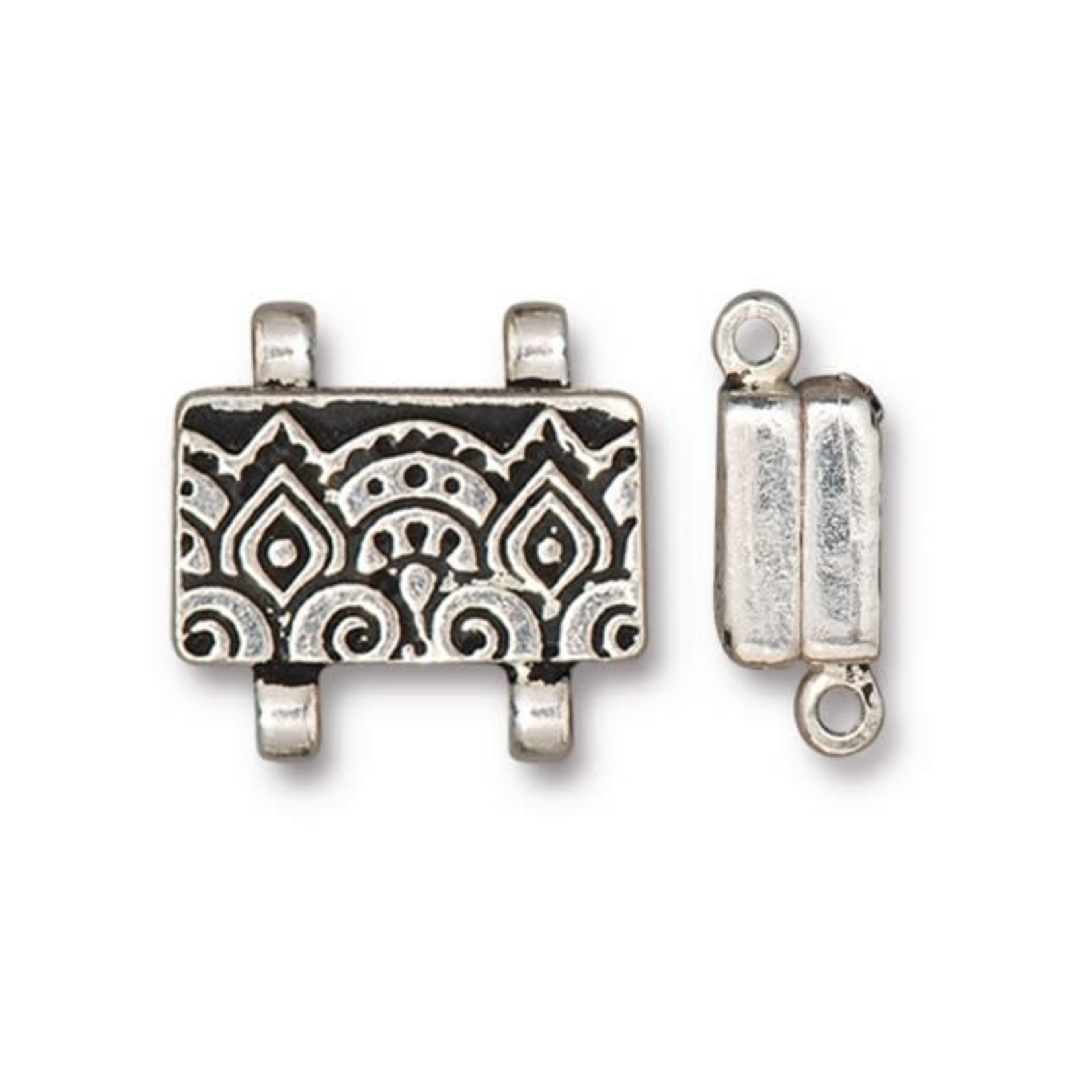 TierraCast Stitch-in Magnetic Clasp Antique Silver Plated