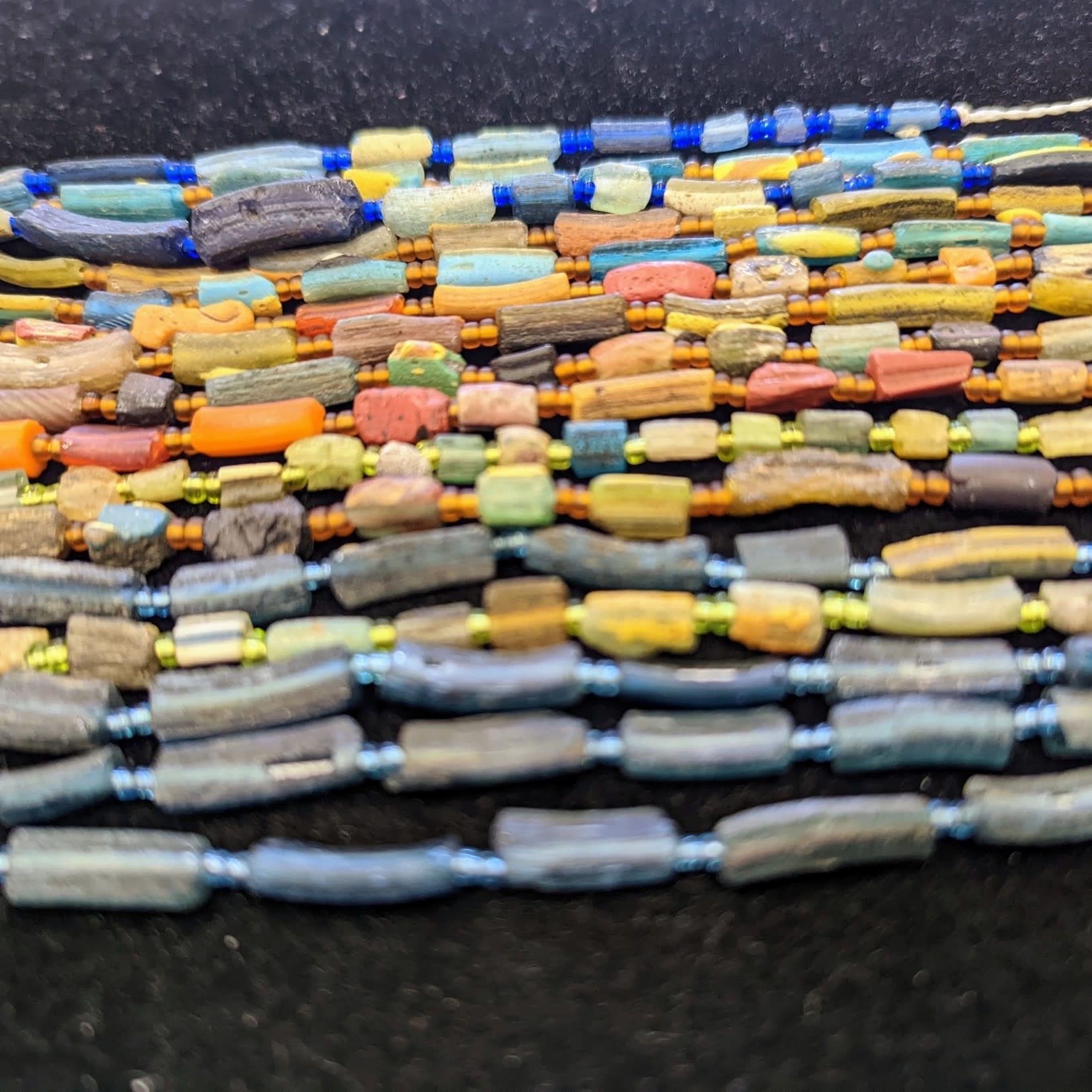 Ancient Glass Bead Strand - Various Colors