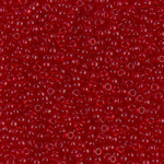 Miyuki Miyuki 11/0 Transparent Ruby Seed Beads