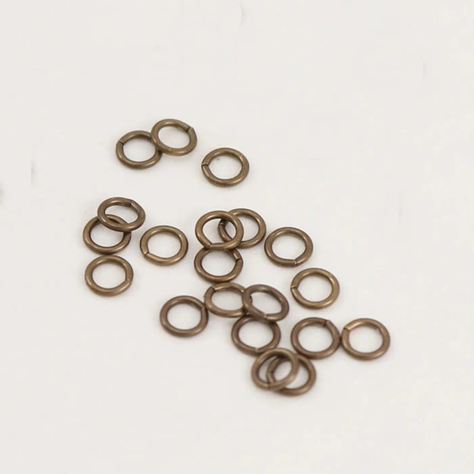 Vintaj Vintaj Brass Jump Ring  4mm -  20 pieces