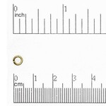 Gold Plated  4mm Jump Ring Nickel-Free - 100 pieces