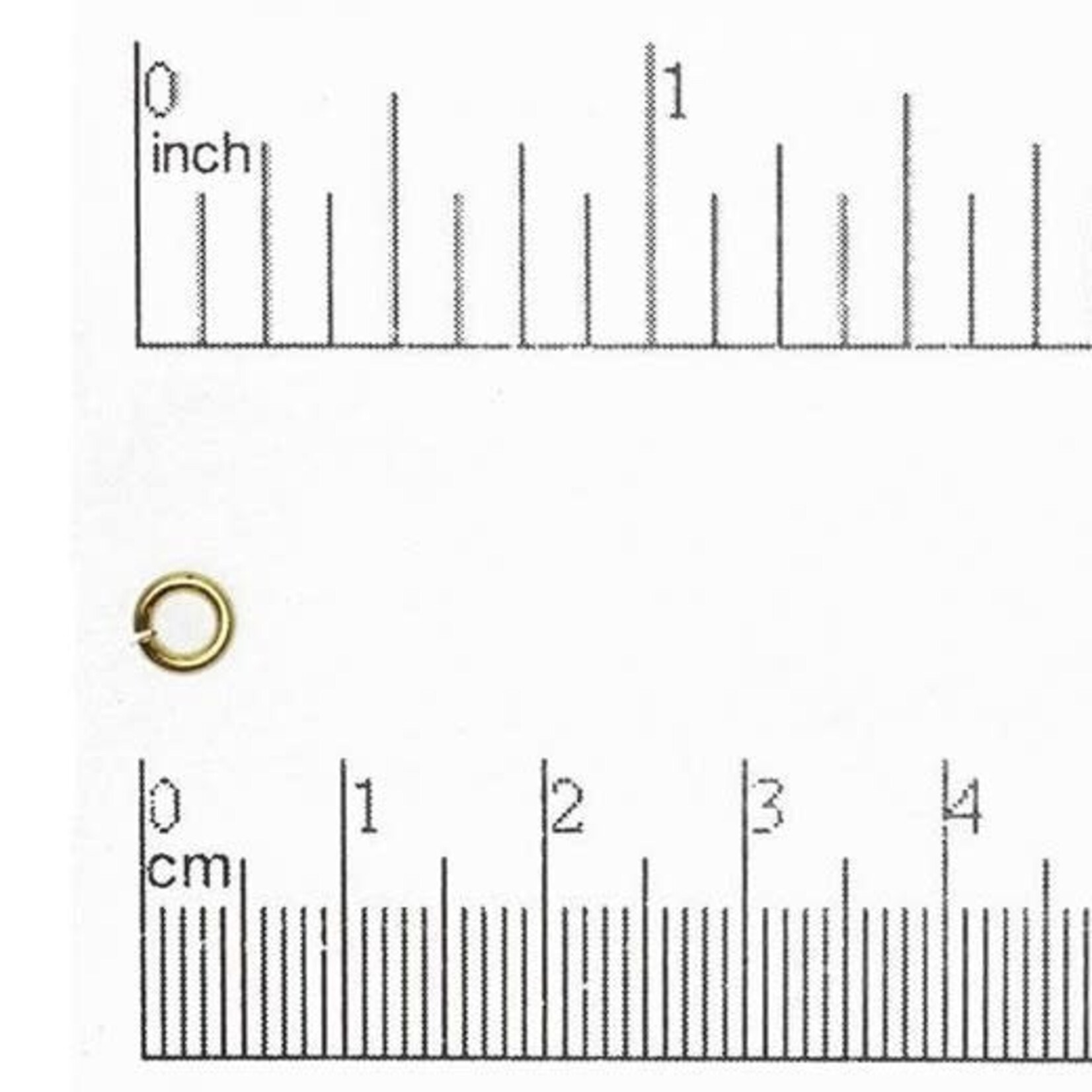 Gold Plated  4mm Jump Ring Nickel-Free - 100 pieces