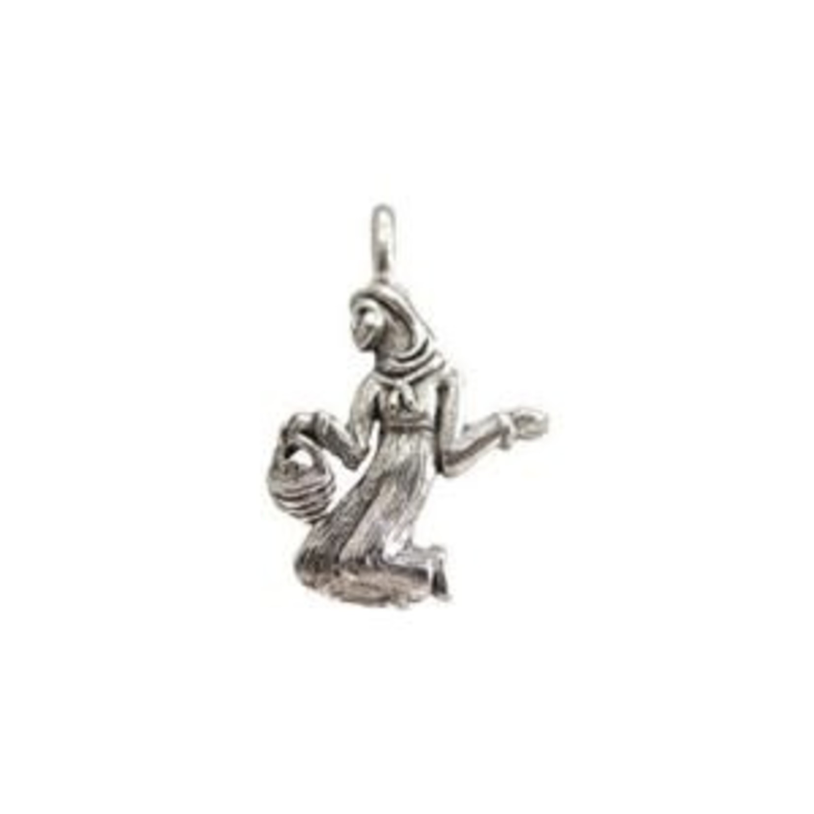 Virgo Zodiac Pewter Charm