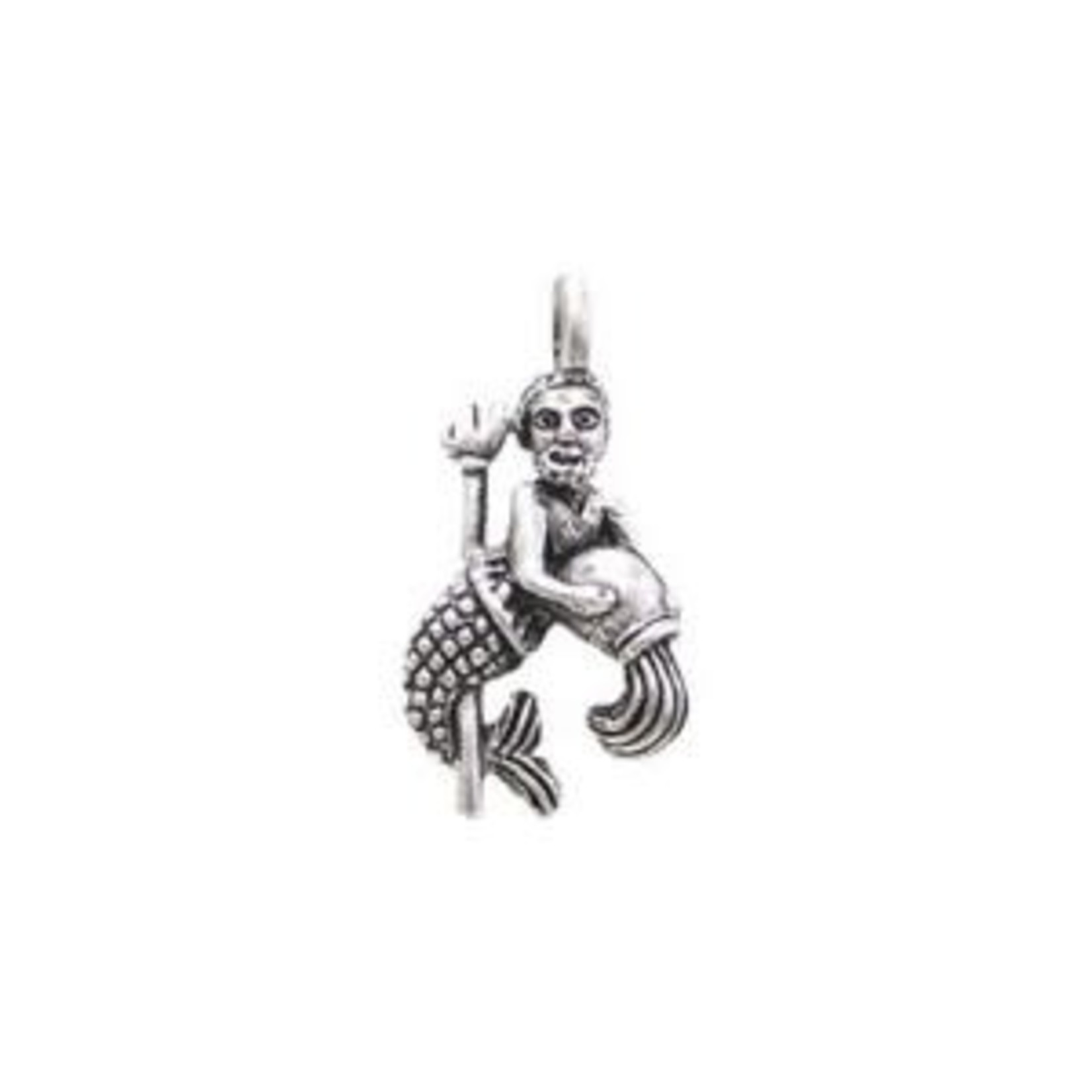 Aquarius Zodiac Pewter Charm